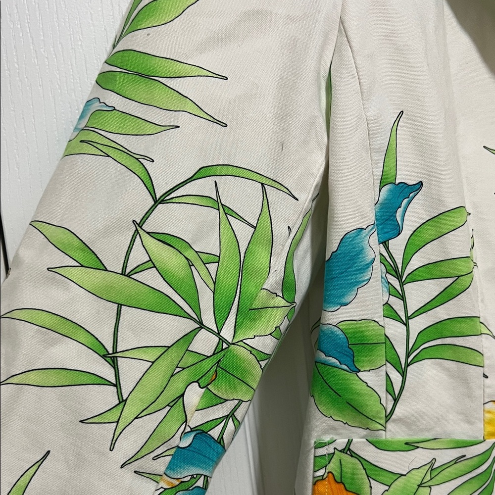 Rafaella 🦩 Women's Tropical Floral Blazer - Picture 3 of 8